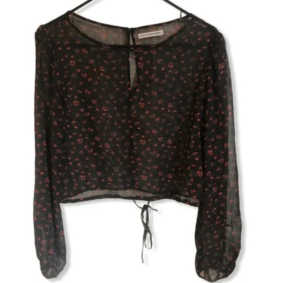 Urban Outfitters Sheer Floral Blouse - Picture 5 of 11